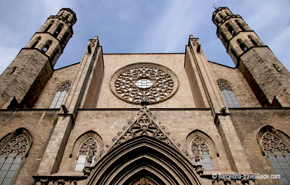 Basilica de Santa Maria del Mar in Barcelona
