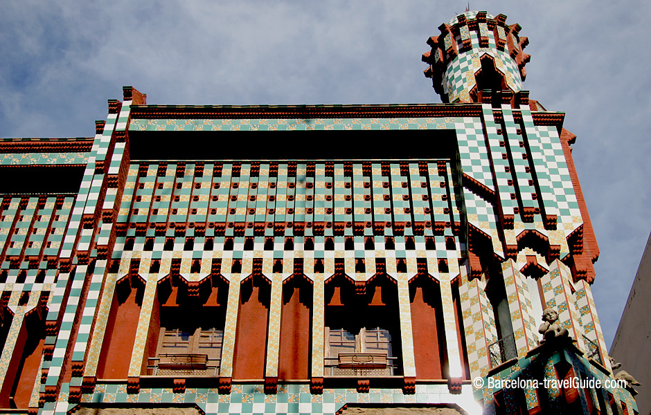 Casa Vicens by Gaudi in Barcelona