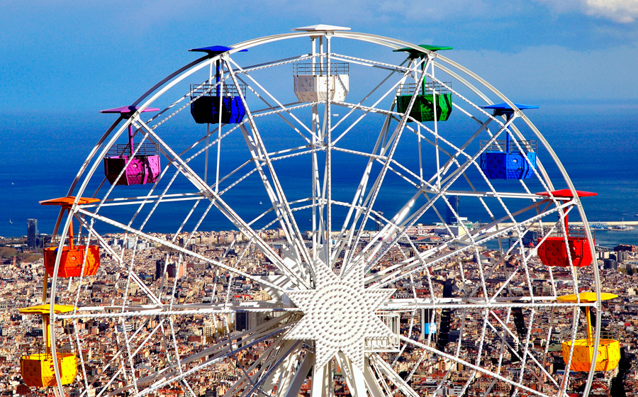 Barcelona Tibidabo Amusement Park