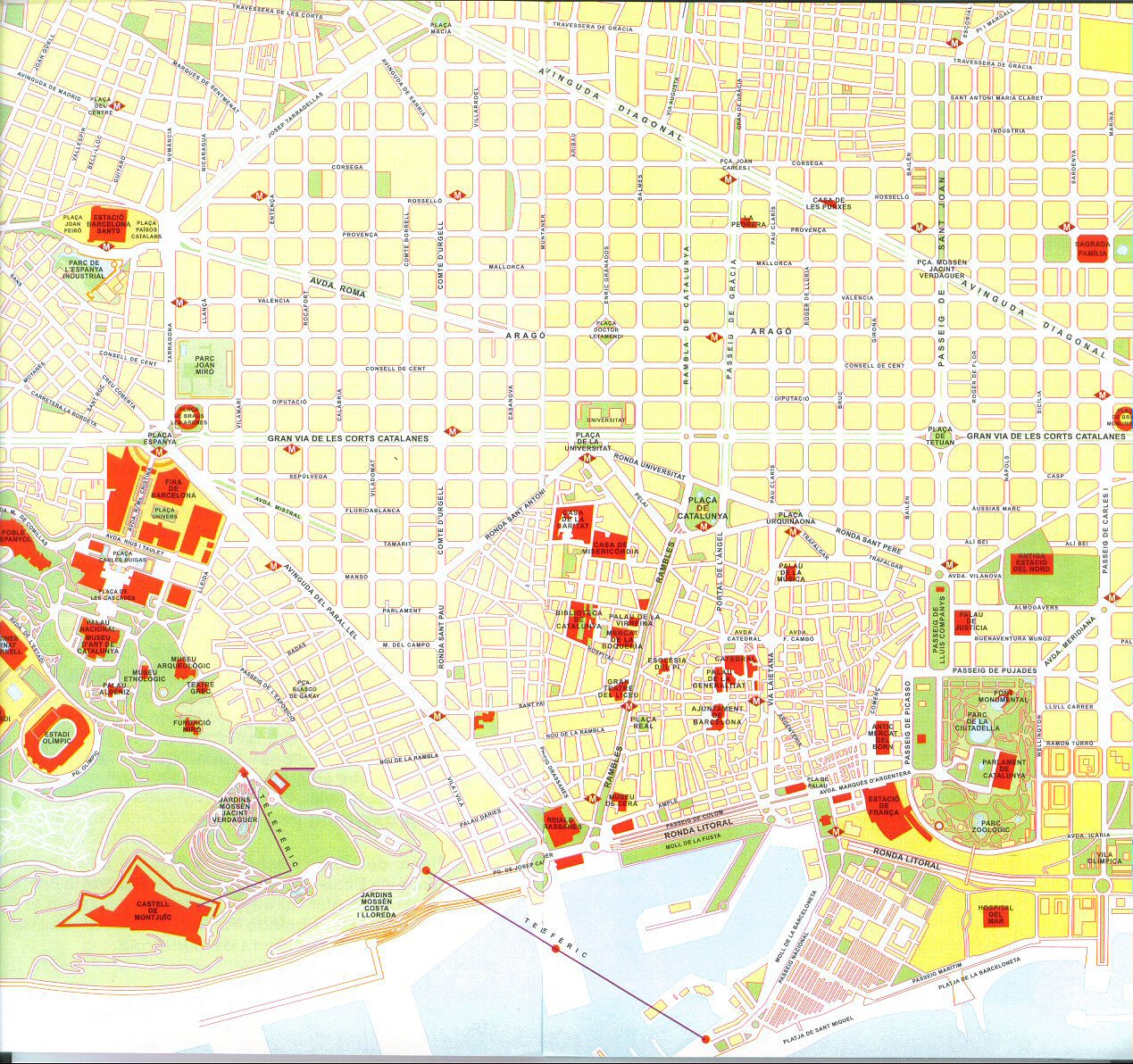 Street Map Barcelona