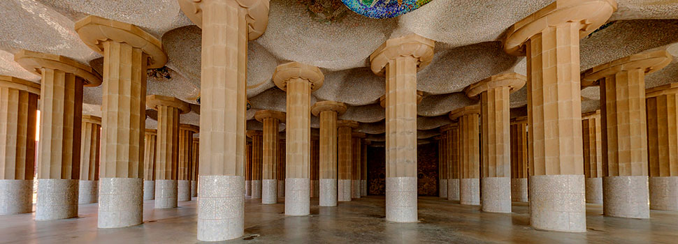 Hypostyle hall of the Park Guell