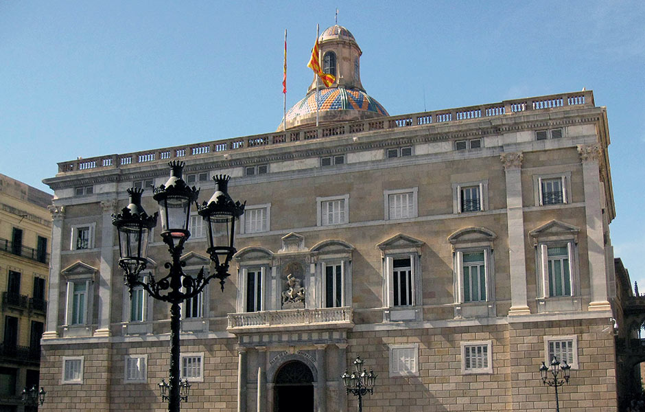 Plaça Sant Jaume in Barcelona