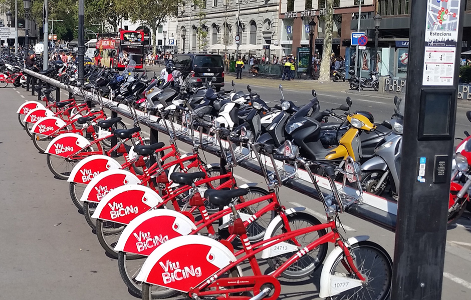 Barcelona by bicycle